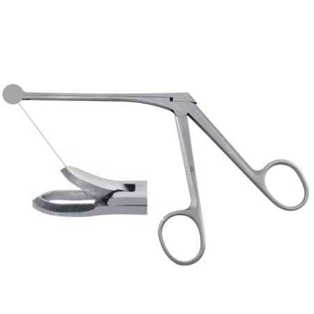 Nasal tissue biting forceps