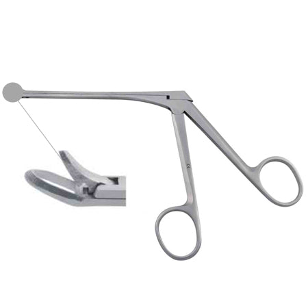 Nasal tissue biting forceps