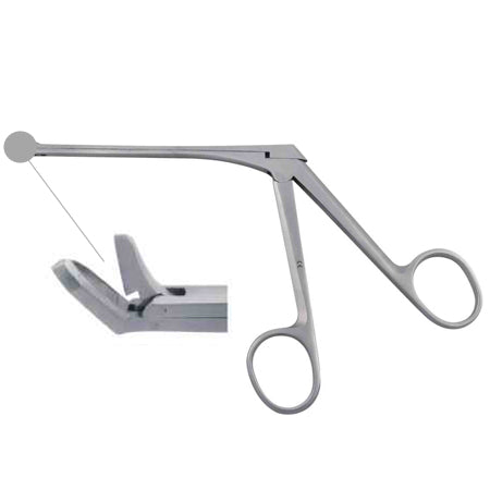 Nasal tissue biting forceps