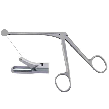 Nasal tissue biting forceps