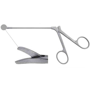 Nasal tissue scissors left curved