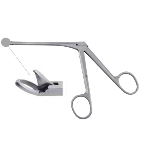 Nasal tissue biting forceps