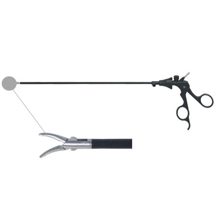 Curved dissecting forceps laparoscopic (5mm x 330mm)