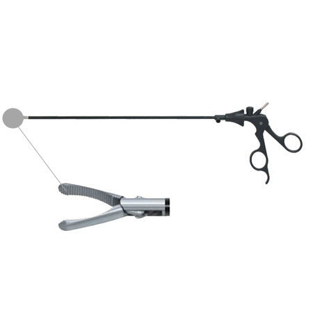 O shaped grasping forceps laparoscopic (5mm x 330mm)