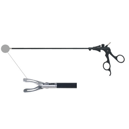 V shaped grasping forceps laparoscopic (5mm x 330mm)