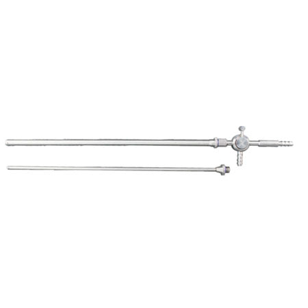 Laparoscopic Suction Irrigation Cannula Push Type 10mm