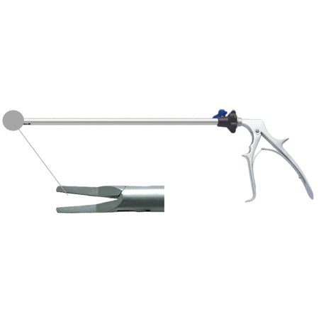 Laparoscopic clip applier for titanium clips