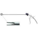 Laparoscopic clip applier for titanium clips