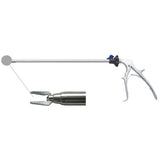 Laparoscopic clip applier for titanium clips