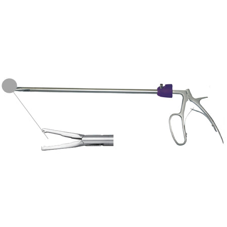 Clip applier for polymer clips laparoscopic (hem-o-lock style)