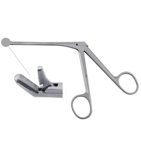 Nasal tissue biting forceps